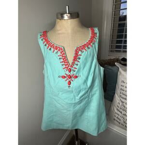 Lilly Pulitzer Beaded Tank Top